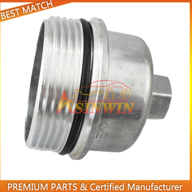 55353325 55593189 9878307 Engine Oil Cooler Filter Cap silver For Chevrolet Trax Cruze Aveo Sonic Opel Astra