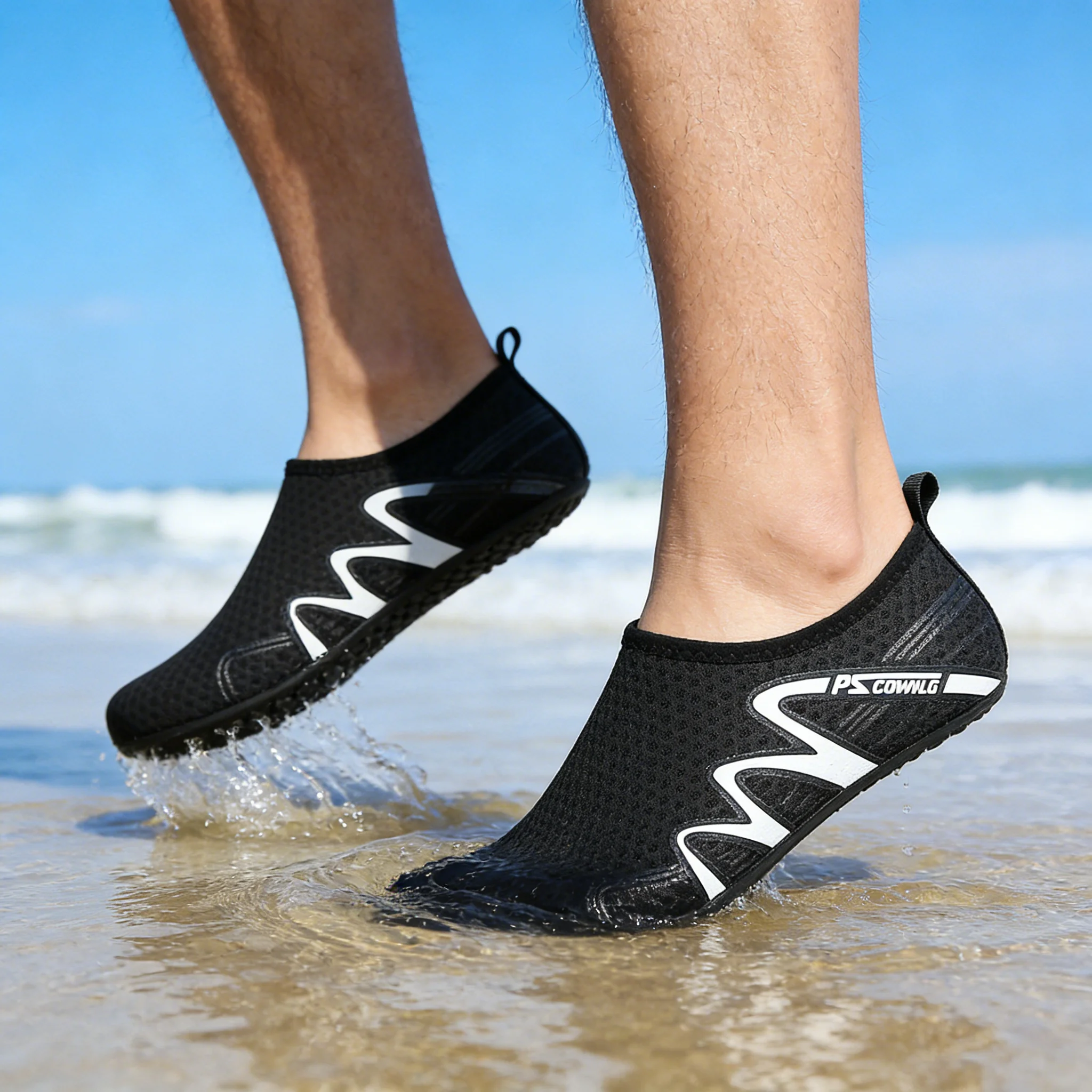 Zapatos Acuáticos Barefoot para Hombre y Mujer - Secado Rápido, Transpirables, Suela Suave - Para Playa, Vadeo, Surf, Natación y Deportes Acuáticos