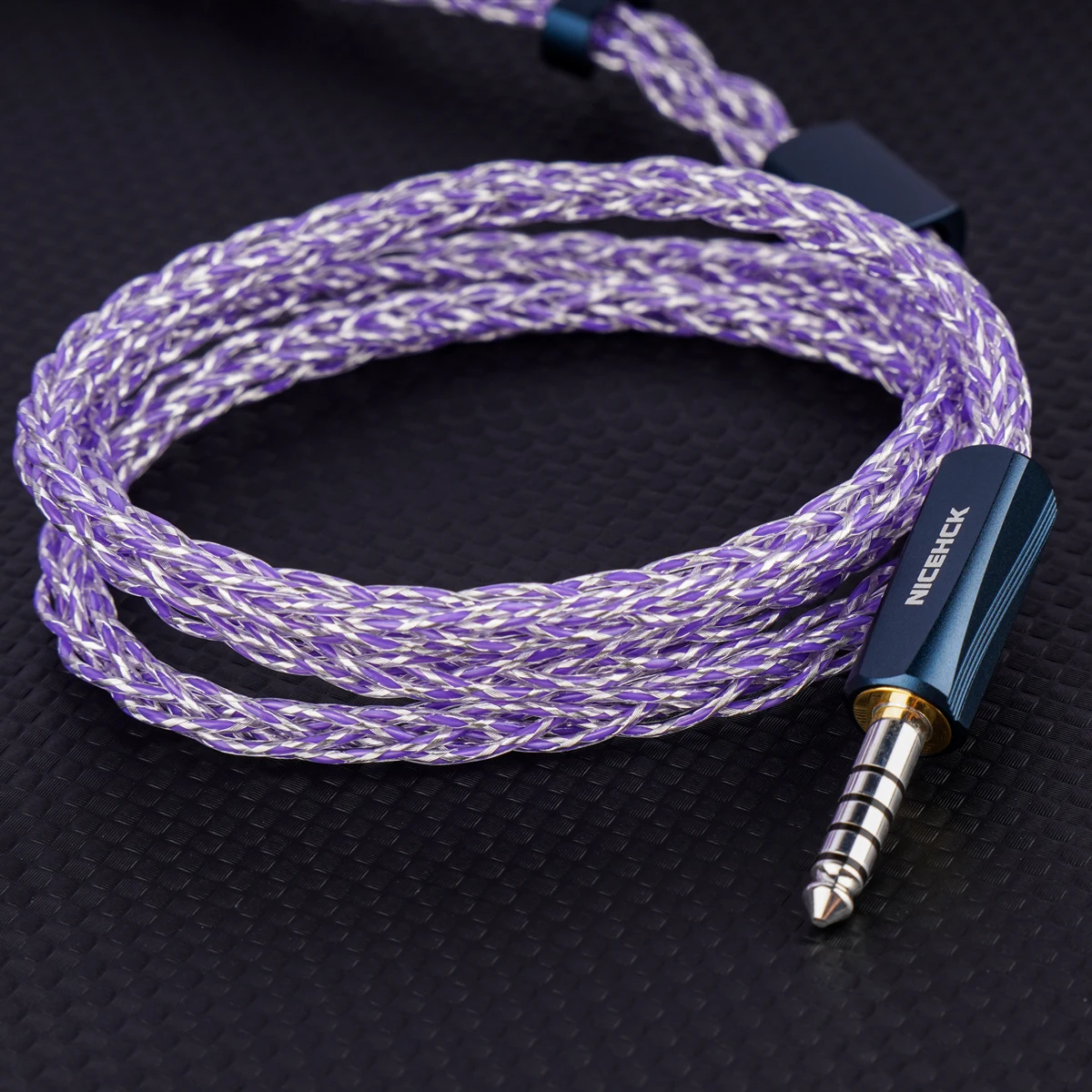 NICEHCK EpicLite Cable HiFi 6N materia prima de plata pura auricular Cable de actualización 2 pines enchufe de latón plateado para Himalaya V16 4U