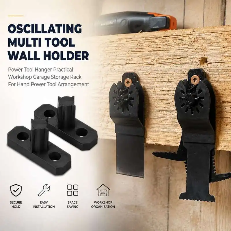 Oscillating Multi Tool Wall Holder Power Tool Hanger Practical Workshop Garage Storage Rack For Hand Power Tool Arrangement