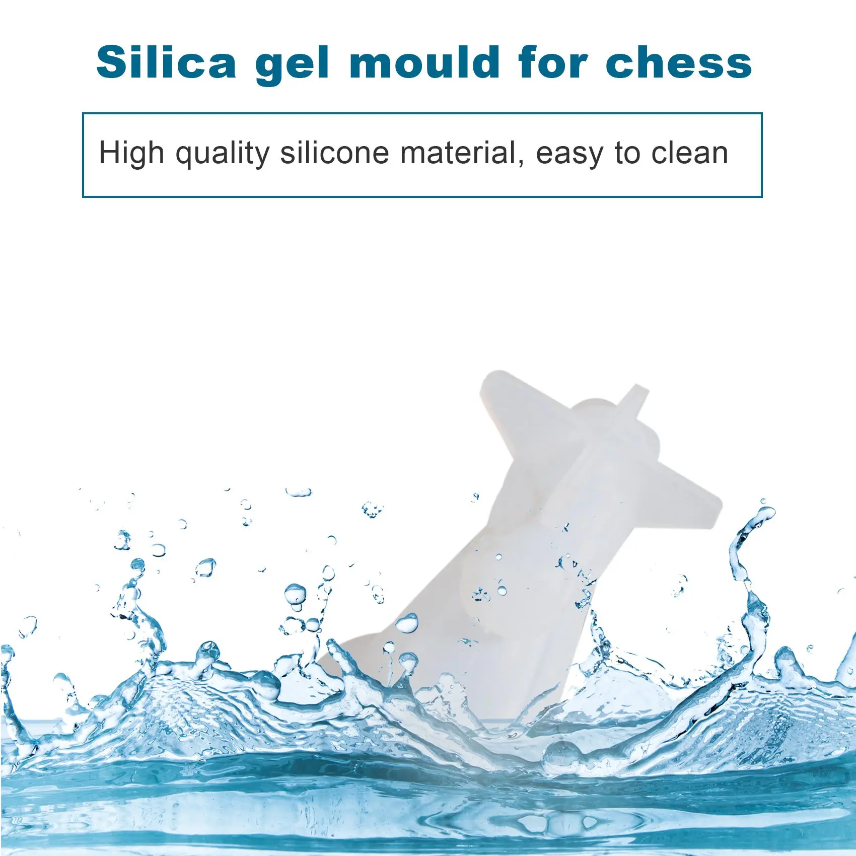 ABZL Chess Mold for Resin Silicone Chess Resin Mold Chess Crystal Epoxy Casting Molds for DIY Crafts Making Birthday Gift