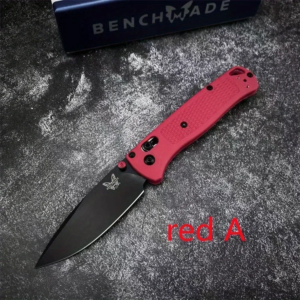 BM 535 Portable Folding Knife 440C Blade Nylon Fiber Handle Pocket EDC Outdoor Adventure Camping Knife Black Blade / White Blade