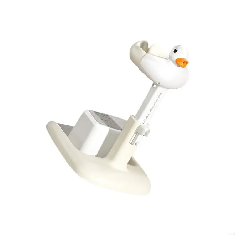 

CORB Portable Baby Standing Shower Support Foldable Bath Stand with Stool for Infants 6+ Months Easy to Clean Feature