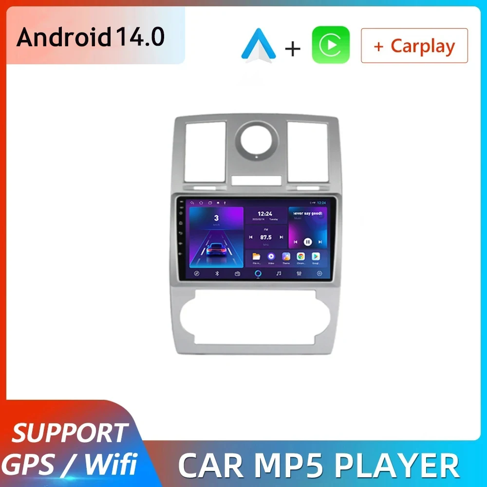 

For Chrysler Aspen 300C 2004 -2006 2007 2008 2din Android 14.0 Car Radio Multimedia Player Carplay Stereo GPS DVD Head Unit 2din