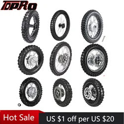 2.50-10'' 12/14''/16/ 17'' Rim Wheel Tire Tyre Disc/Drum Brake for Pit Dirt Bike 70cc 90cc 110cc 150cc 160cc Petrol scooter