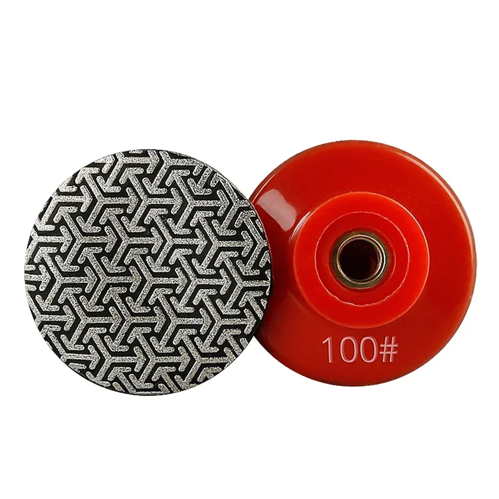 Galvanizado Almofada de Polimento Diamante M10 Rosca Rebolo Disco Lixa Telha Concreto Ston Polimento Moedor Peças 1pc