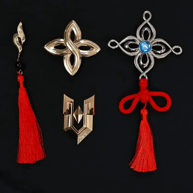 혼카이 스타 레일 코스튬 가발 메탈 액세서리 세트 페이샤오 코스프레 신발 할로윈 롤플레잉 애니메이션 의상