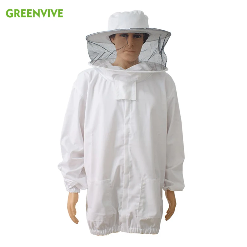 

Beekeeping Suit Beekeeper Jacket with Self Supporting Veil Bee Jacket Beekeeper Jacket Professional Protective Clothing Anti Bee