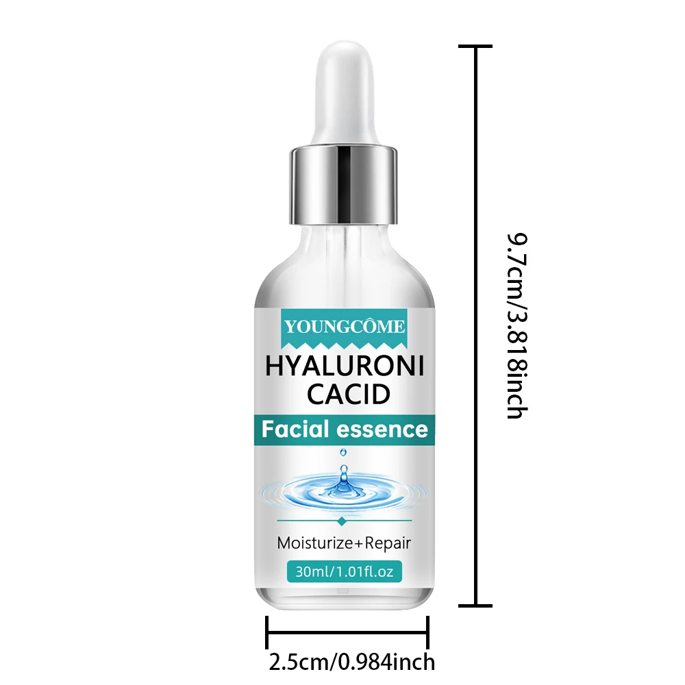 Sérum facial à l'acide hyaluronique, un facteur cffactor naturel, peut bouhumide pendant une longue 