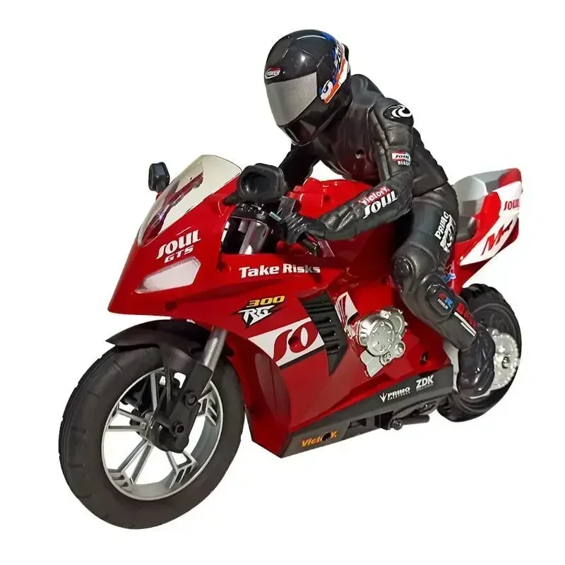 HC-802 RC Motorcycle Self-Balancing 6 Axis of Gyroscope Stunt Racing Motorcycle Plastic RTR High Speed 20km/h 360 Degree Drift