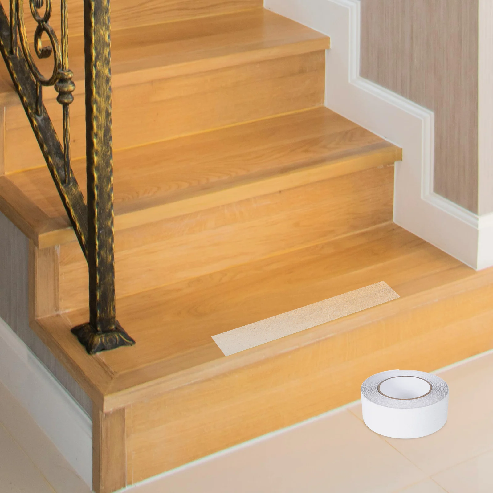 

Non slip Tape PVC Transparent Stair Treads Adhesive Grip Strips for Stairs Steps Outdoor Wear Resistant Easy Clean