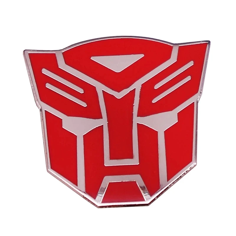 Trans-formers Autobot-Logo Mecha Robot spilla smaltata spilla per vestiti spille su zaino valigetta distintivo decorazione gioielli