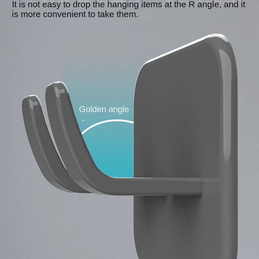 3pcs Adhesive Plug Hook Stand Plug Storage Rack Wall-mounted Kitchen and Bathroom Hook Multi-purpose Mobile Phone Charging Rack