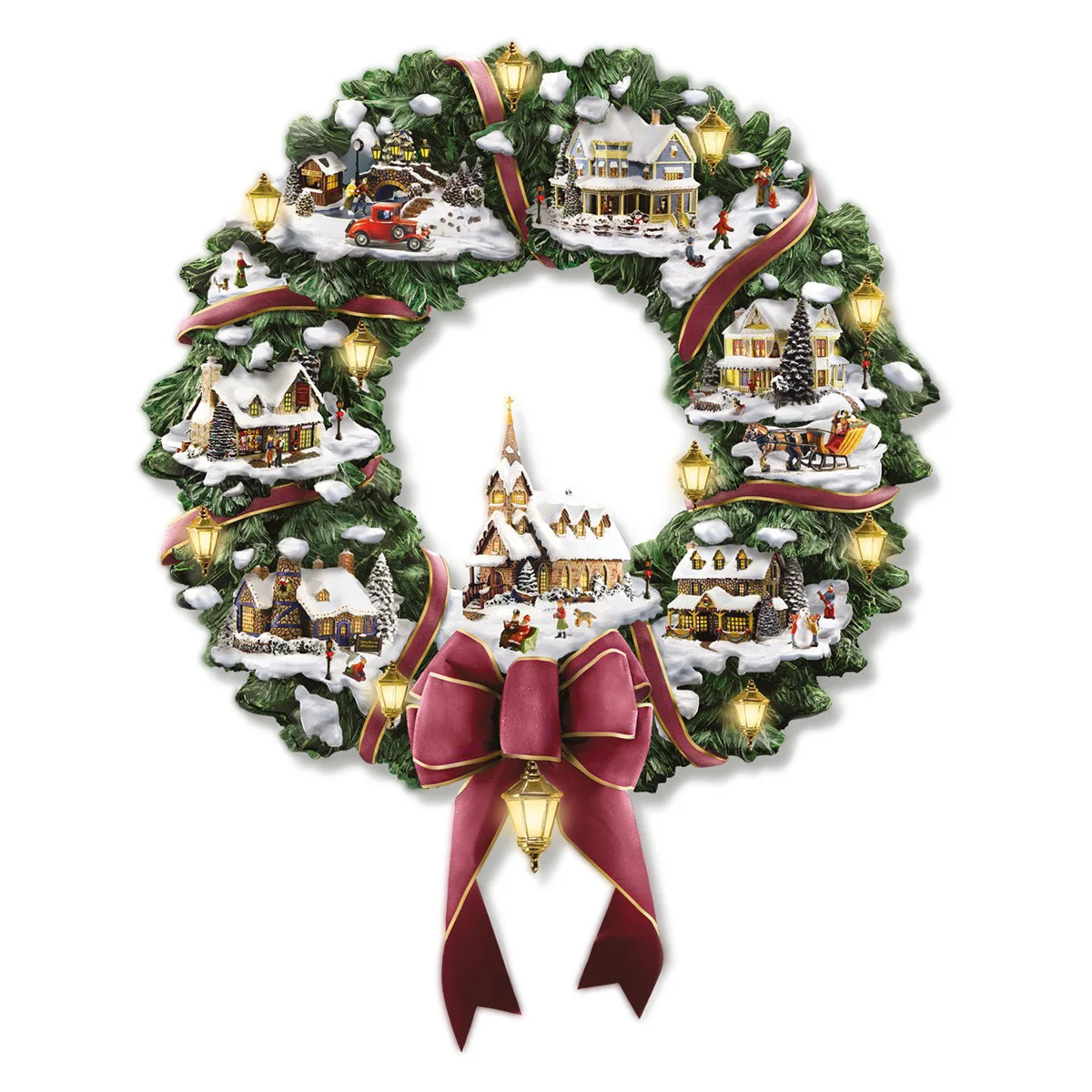 1Piece Christmas Stickers Rotating Sculpture Train Decorations Waterproof Garland Stickers For Room Holiday Gifts Party Supplies