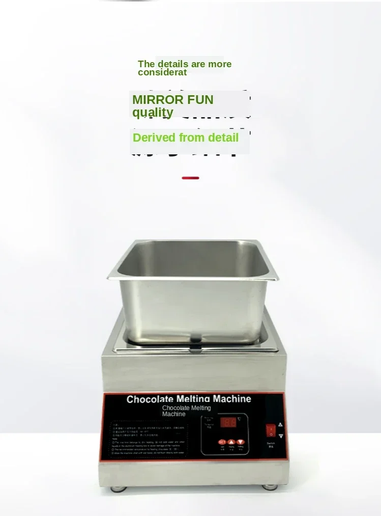 جديد شاشة ديجيتال الهواء التدفئة آلة صهر الشوكولاته شبكة واحدة الشوكولاته دفئا فرن صهر تذوب الجبن الحليب الدافئ #5