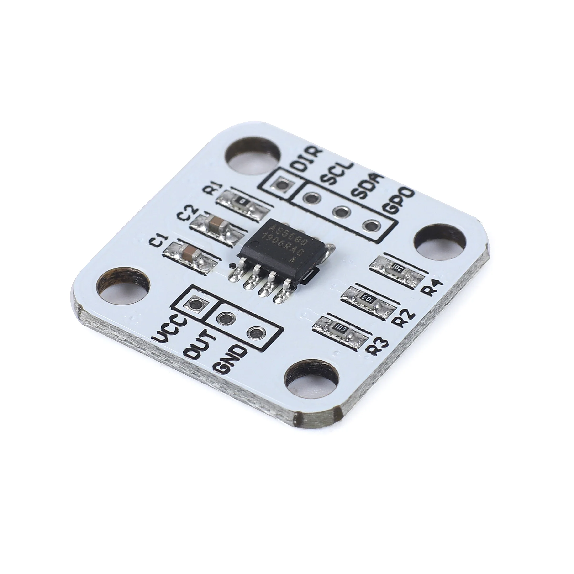 1-10pcs AS5600 magnetic encoder magnetic induction angle measurement sensor module 12bit high precision