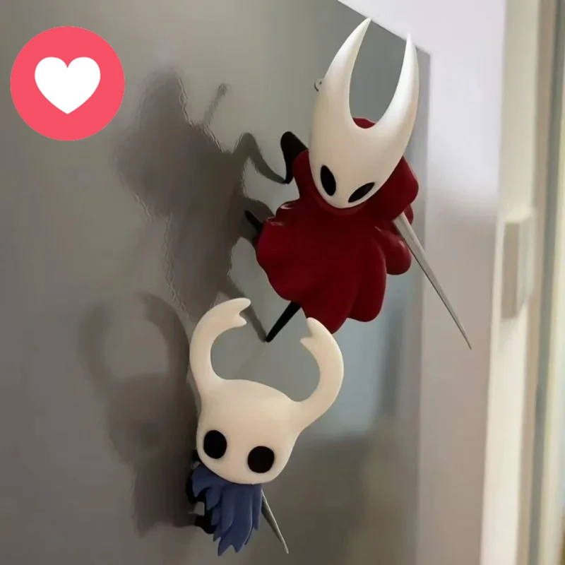 

2025 Hollow Knight: Silksong Fridge Magnet Cartoon Game Hornet Zote Refrigerator Sticker Decor Figurine Model Halloween Ornament
