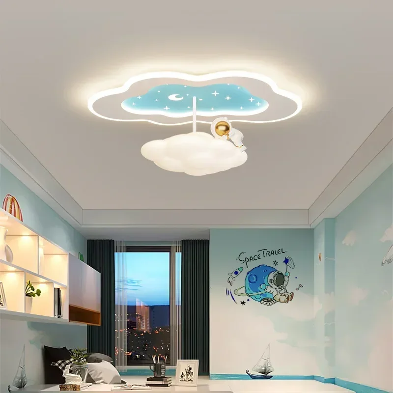 Modern Cloud Airplane LED Ceiling Lamp Kids Light Fixture For Boys And Girls Bedroom Home Interior Decoration Lighting