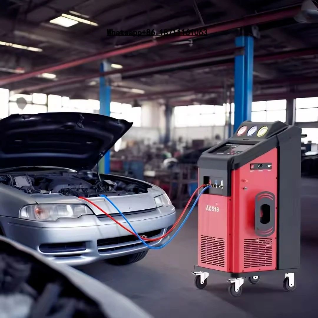 2025 Intelligent Auto Air Conditioning Maintenance Equipment Refrigerant Recovery A/C Machine New Product in Car Care  AC519