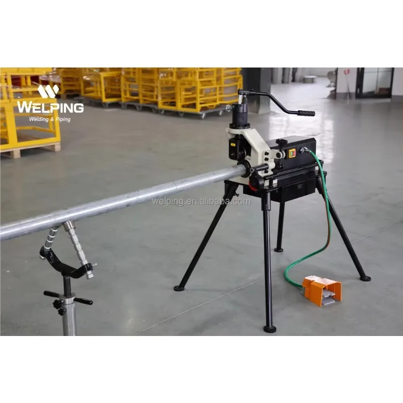1inch To 12inch Hydraulic Electrical Pipe Groover Machine with Pump As Core Component
