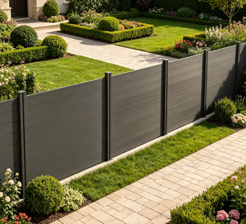 Modern Rustproof Aluminum Fence Slat Panel Powder Coated Privacy Fence Outdoor Yard Decor Easy Installation Weather Resistant