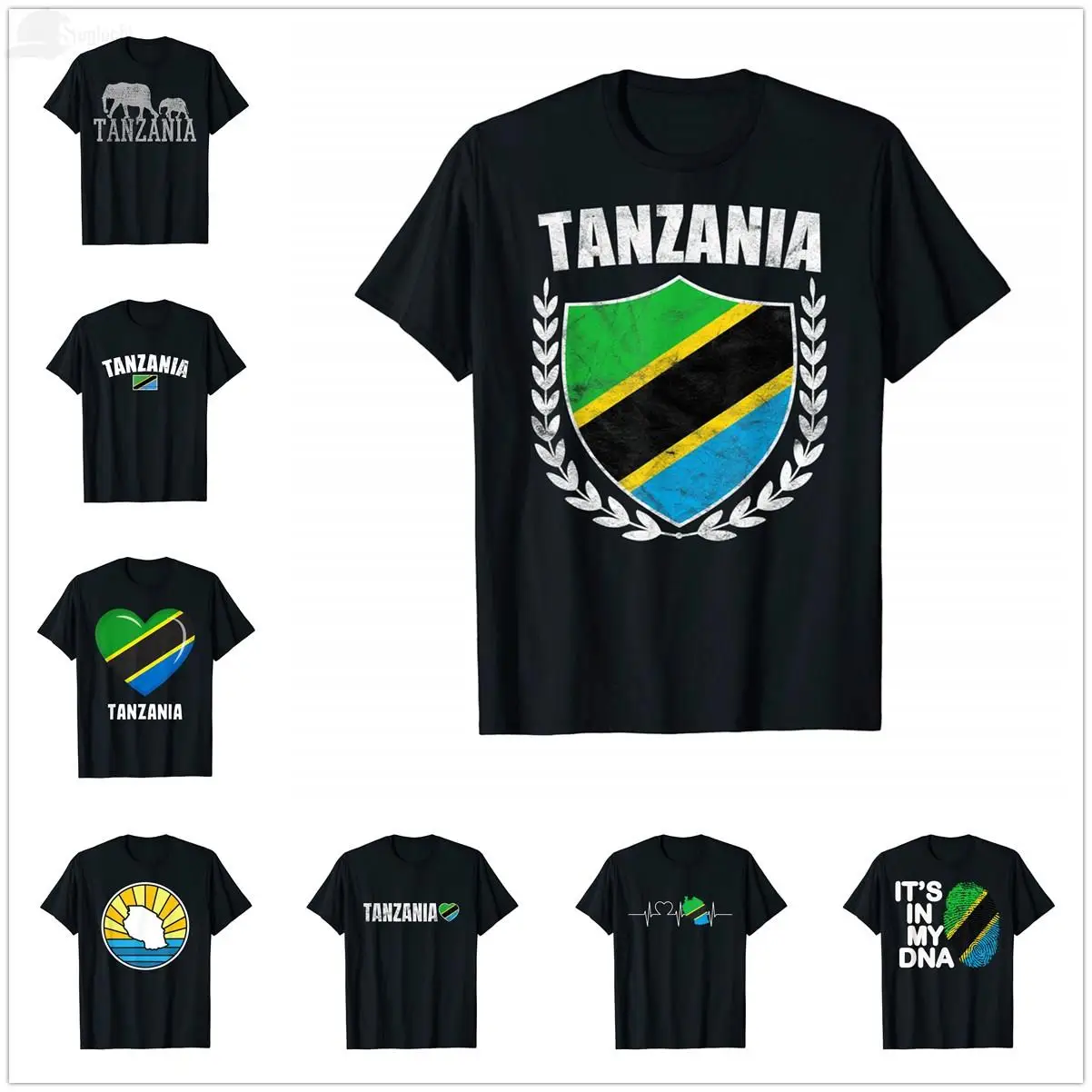 2025 Summer Retro Tanzania Flag Vintage Tanzanian T-Shirt For Men Women T Shirt Tops Cotton Tees