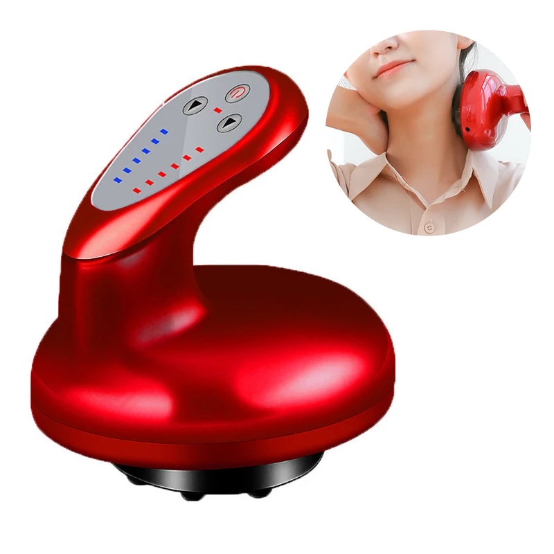 

Electric Cupping Massage Guasha Scraping EMS Body Massager Vacuum Cans Suction Cup Heating Anti-Cellulite Fat Burner Slimming