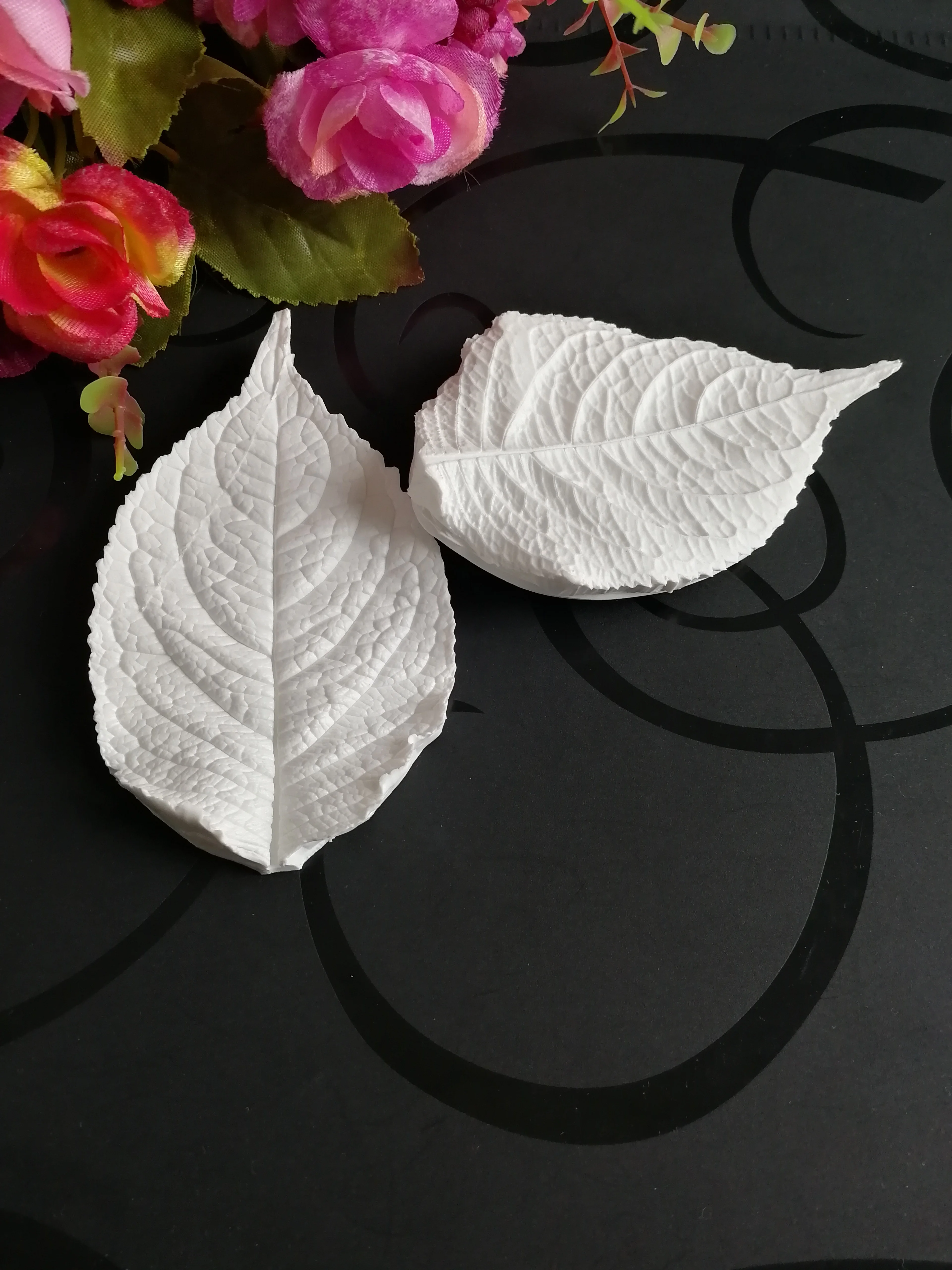 Large Hydrangea Leaf  Silicone Mold Fondant Cakes Decorating Mold Sugarcraft Chocolate Baking Tool For Cakes Gumpaste Form M2476