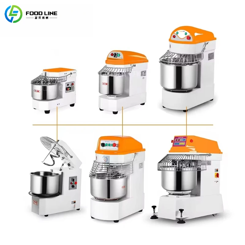 

Customized 5kg 8kg 10kg 12kg 15kg 20kg 25kg 50kg Baking Equipment Pizza Mixer Spiral Mixer Bread Making Machine Dough Mixer