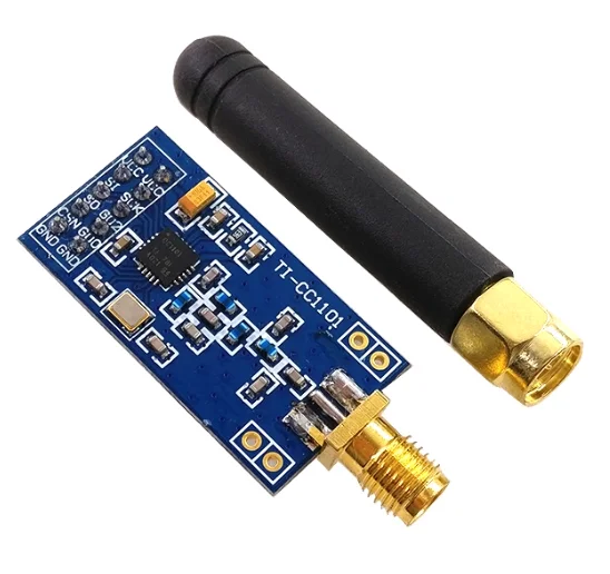 Ultra-stable wireless module with external antenna, industrial-grade data transmission module, CC1101-B-1 wireless module