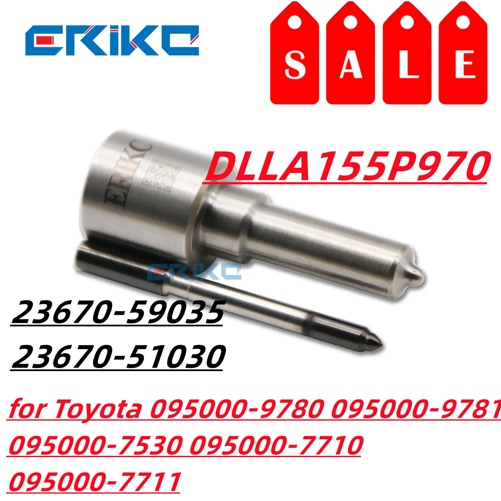 23670-59035 23670-51030 Fuel Injector Nozzle DLLA155P970 for Toyota 095000-9780 095000-9781 095000-7530 095000-7710 095000-7711