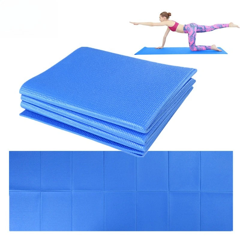 Foldable Yoga Mat Eco Friendly Tpe Folding Travel Fitness Exercise Double Sided Non-Slip For Pilates & Floor Workouts