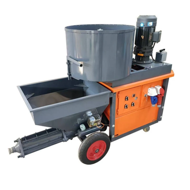 Dry Mix Plaster Sprayer Automatic Gypsum Spraying Machine Wall Render Mortar Spraying Machine for House Construction Wall