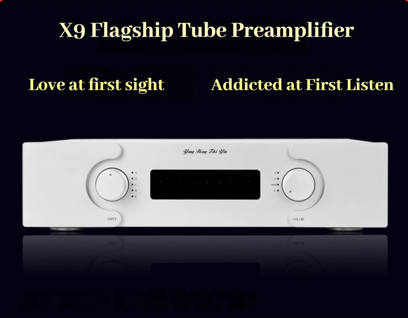 CHUBAN X9 tube preamplifier, high-end Class A Hi-Fi amplifier with balanced input, high-end home audio.