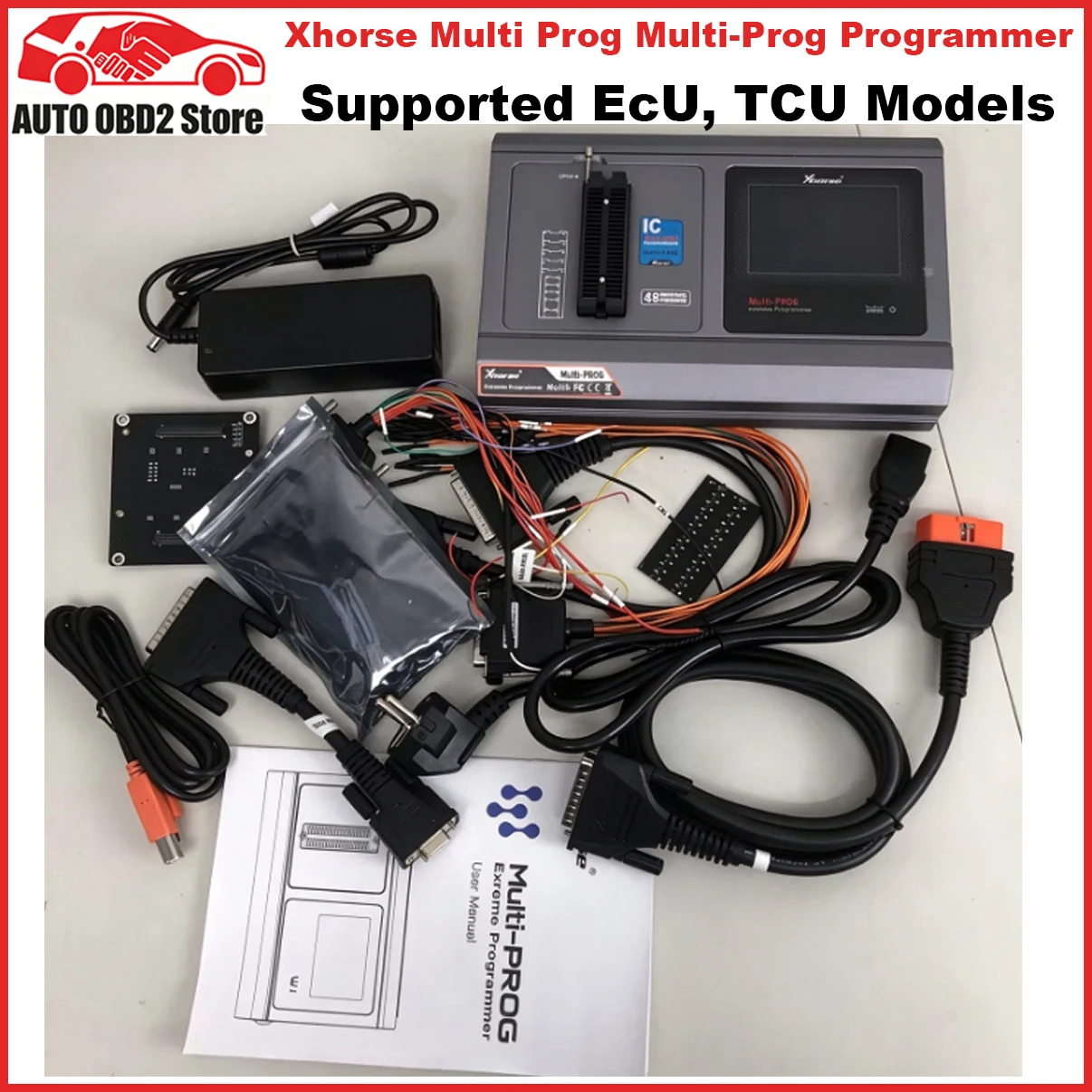 Xhorse Multi-Prog Multi Prog ECU TCU Programmer Update of VVDI Prog with Free MQB48 License Supports Batch Programming of Chips