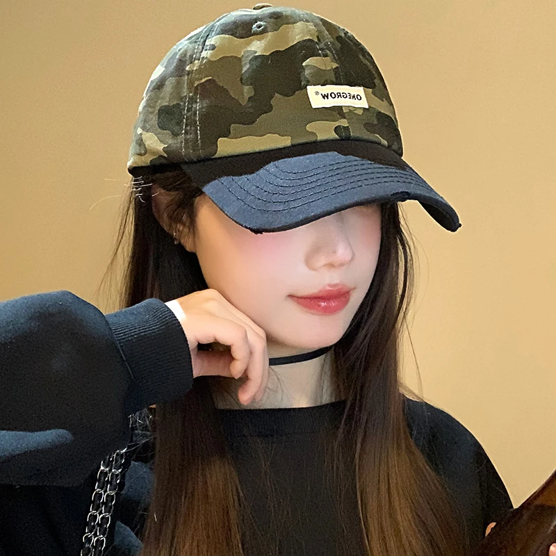 New Fashion Camouflage Adjustable Baseball Cap Classic Men Women Outdoor Casual Sport Trucker Hat Dad Hats Sunscreen Sun Hats