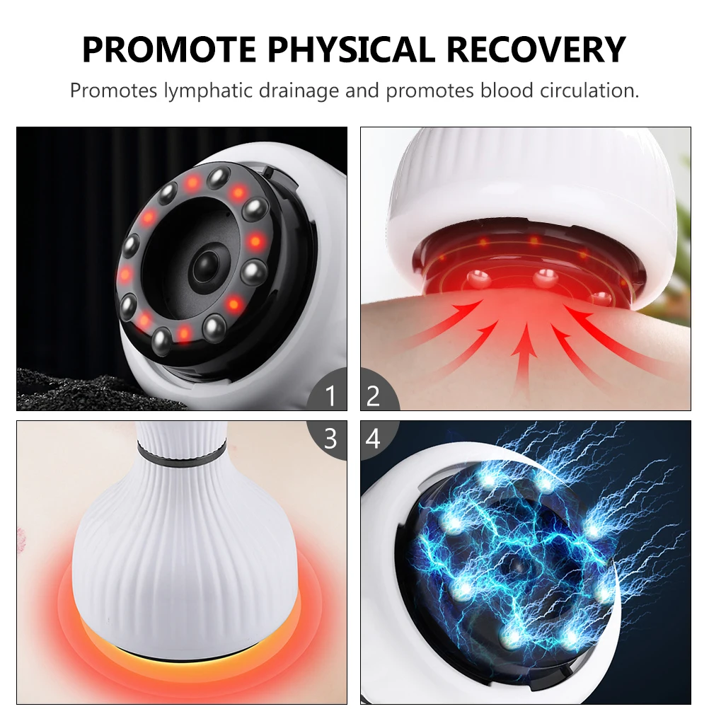 

Электрический скребковый инструмент для массажа Meridian, баночная терапия, устройство для скребков тела, перезаряжаемый массажер, лимфодренаж