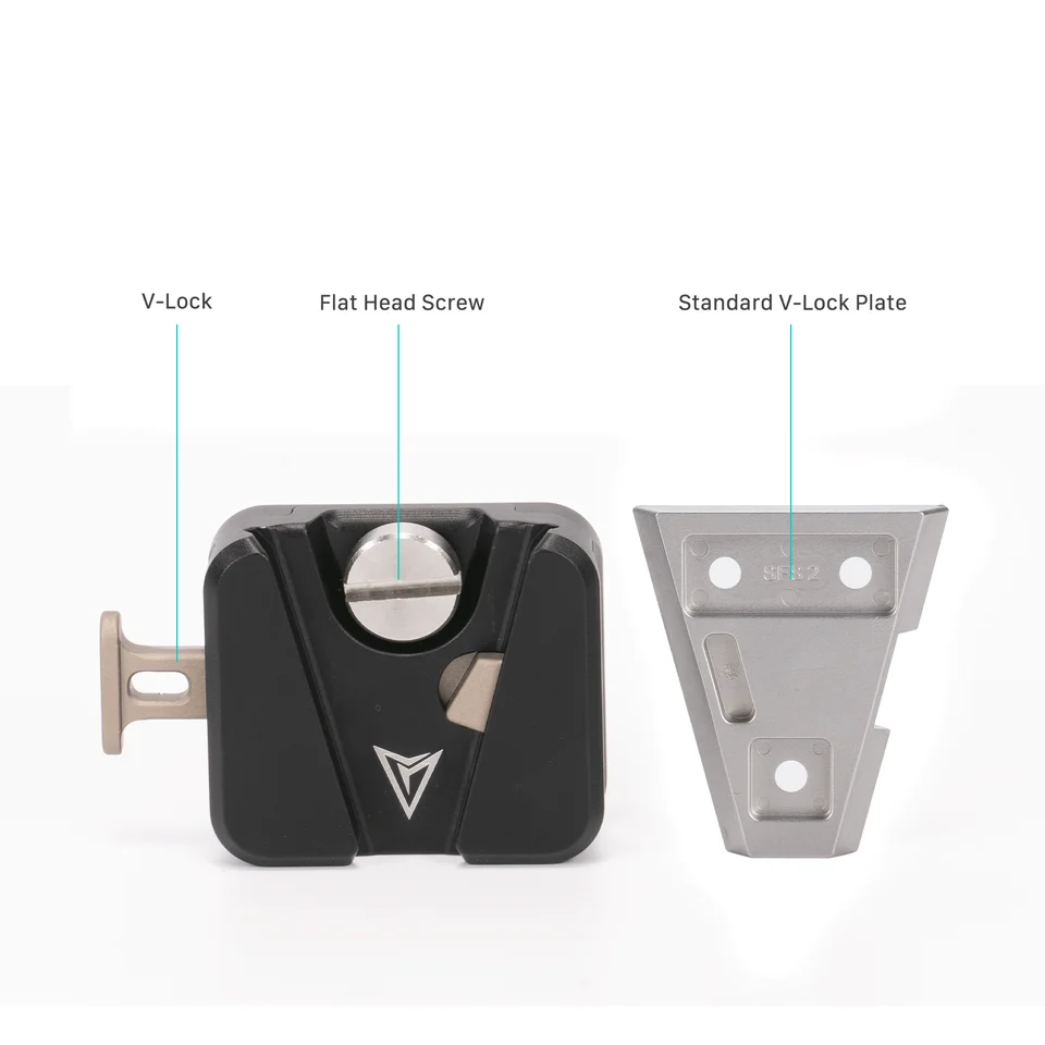 Piastra portabatterie Tilta Mini PD V Mount con ricevitore ARCA regolabile | Tilta