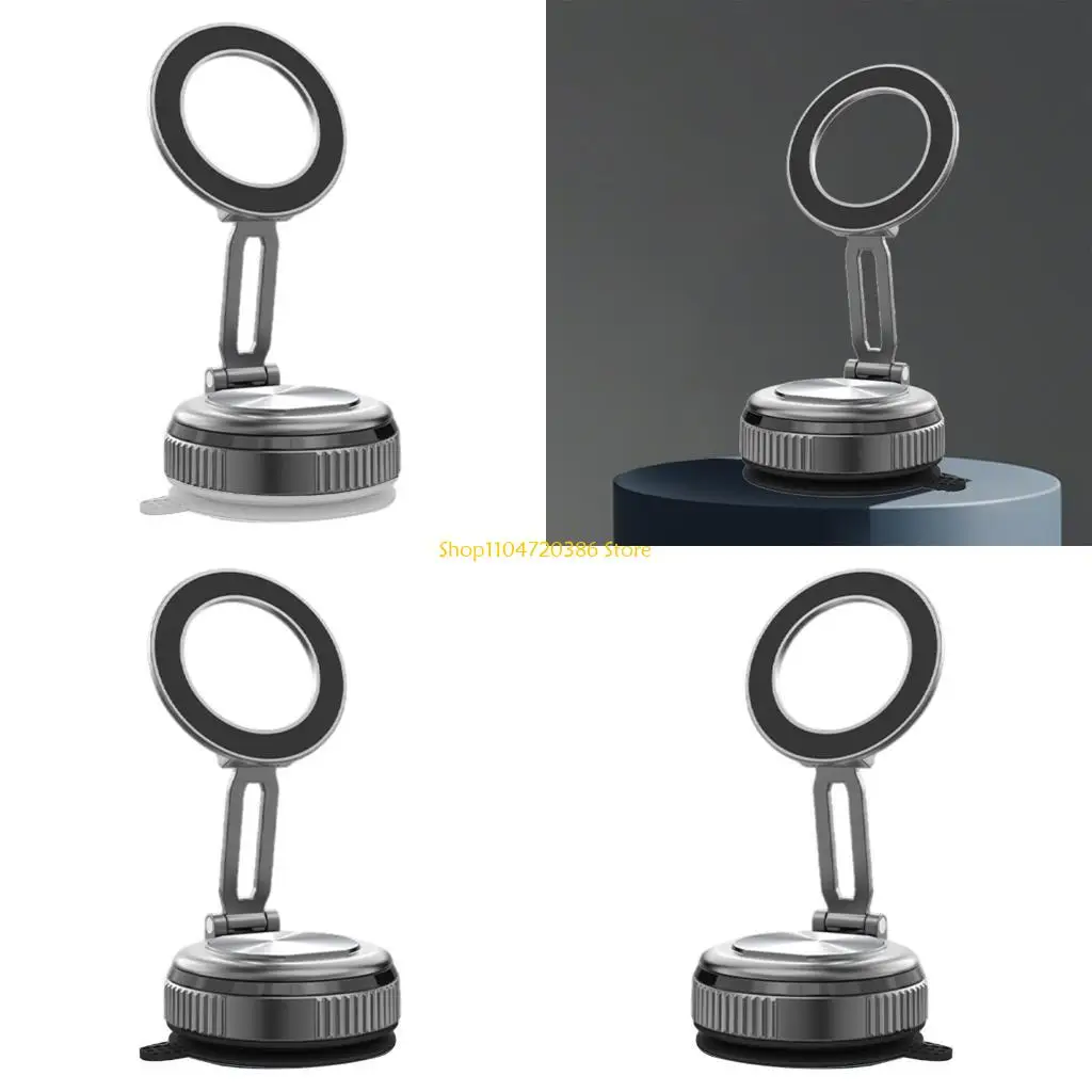 

K0EA Портативный безопасный магнитный автомобильный держатель для телефона с вакуумным присосом для навигации, видеозвонков,