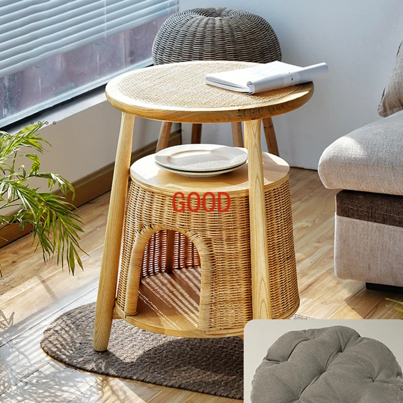 Special Outdoor Coffee Lounge Vanity Tea Table Cat House Makeup Round Dressing Aesthetic Bedside Cama Para Gato Furniture