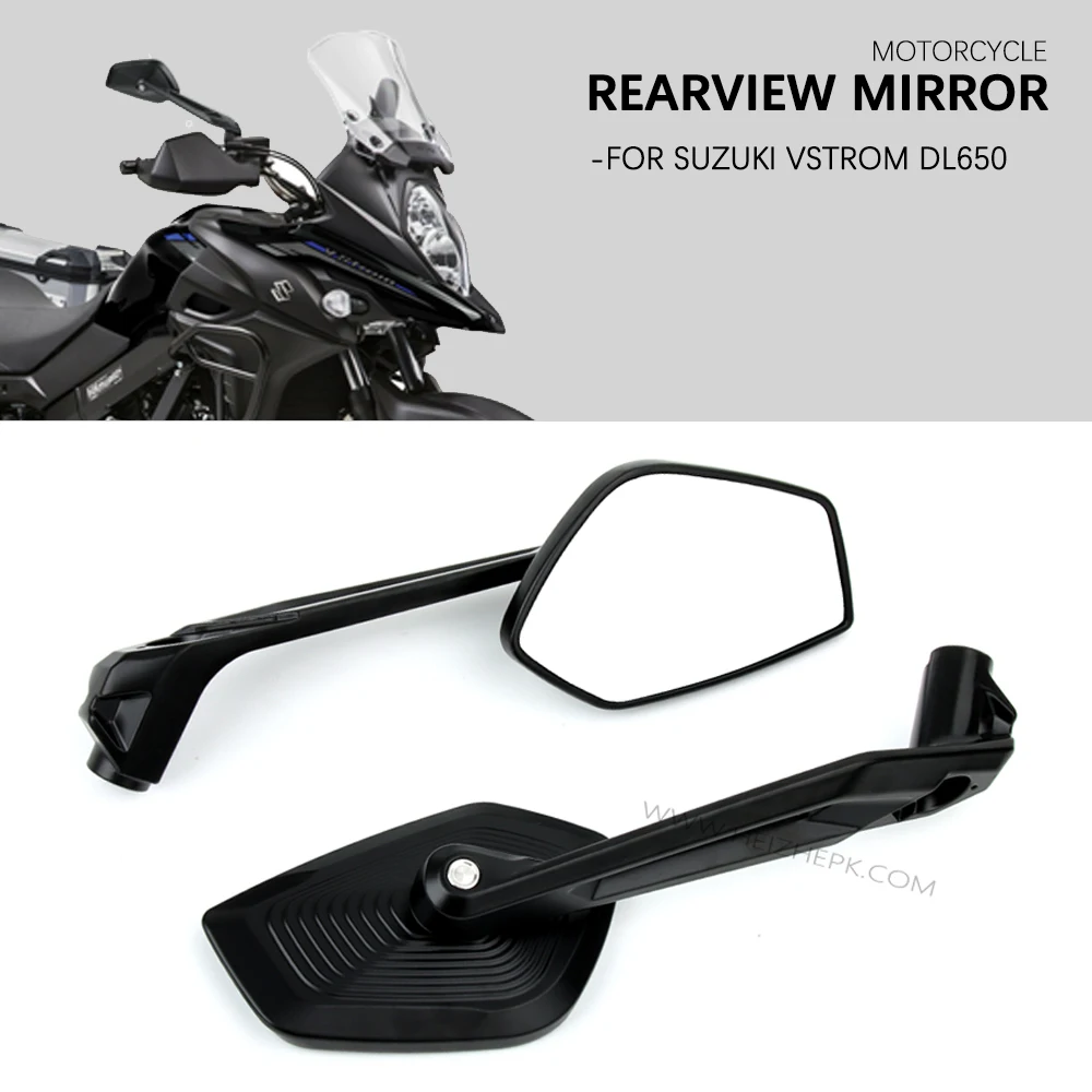 Motorcycle Rearview Mirrors For SUZUKI DL650 V-Strom DL 650 Accessories Side Rear View Mirror Spare PartsVStrom DL 1000 DL1000