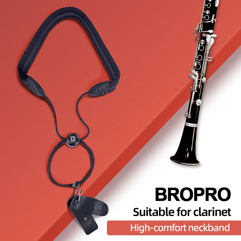 

Clarinet Shoulder Strap, Sling Strap, Neck Strap, Hook, School Band, Adult, Children, Student, Universal Model