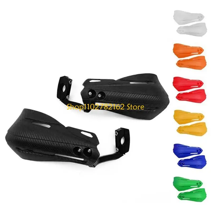 547B Quick Mount Motorcycle Handguards Strong ABS Material Protective ABS Hand Set for Trail Riding & Use