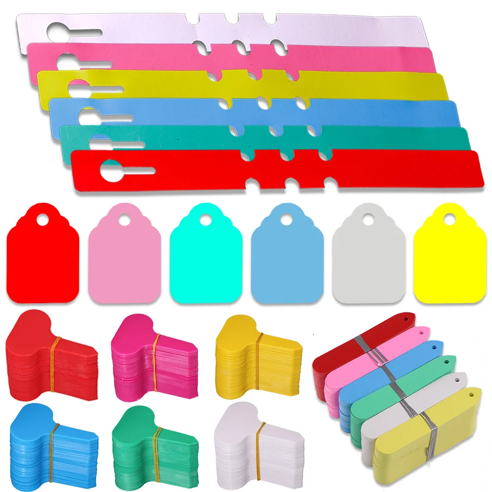 Hot Sell Garden Planting Nursery Hang Tags Plastic Identification Card Waterproof Ring Set Markers Reusable Labels