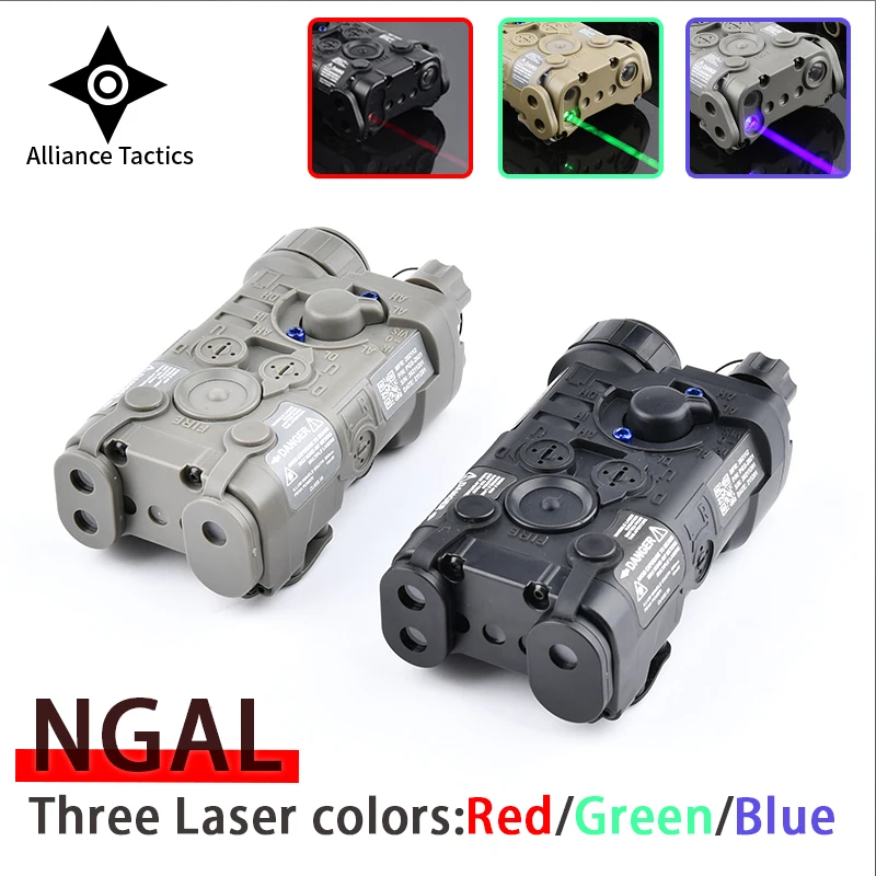 

Tactical Airsoft NGAL versione semplice punto rosso verde blu indicatore luce LED bianca adatta a 20mm Rail caccia arma pistola