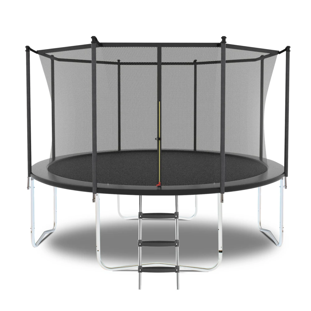 12ft Trampoline with Safety Net with Heavy Duty Jumping Pad and Spring Cover for Kids and Adults Trampoline for Kids  Trampolin