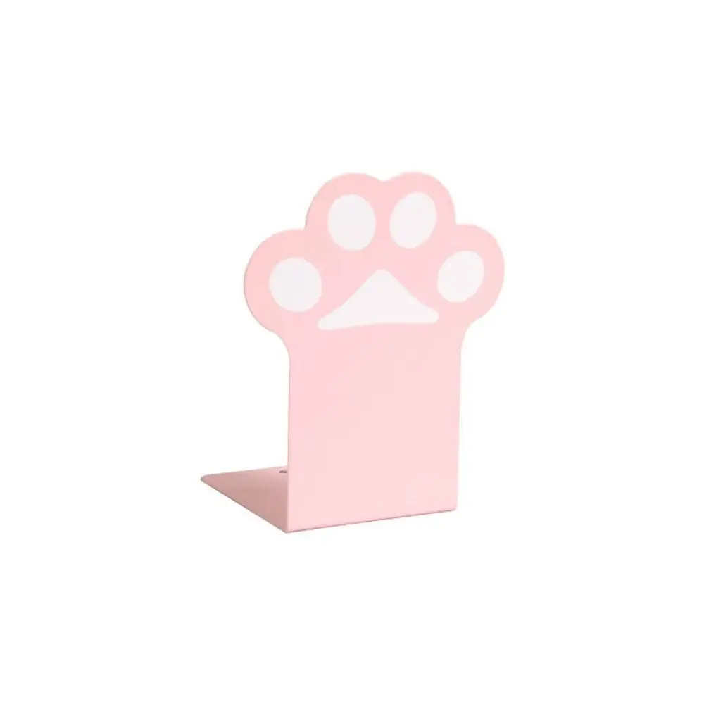 Creative School Student Stationary Desktop Organizer Desk Storage Cat Bookends L Shape Book Stand Magazine Holder Bookshelf