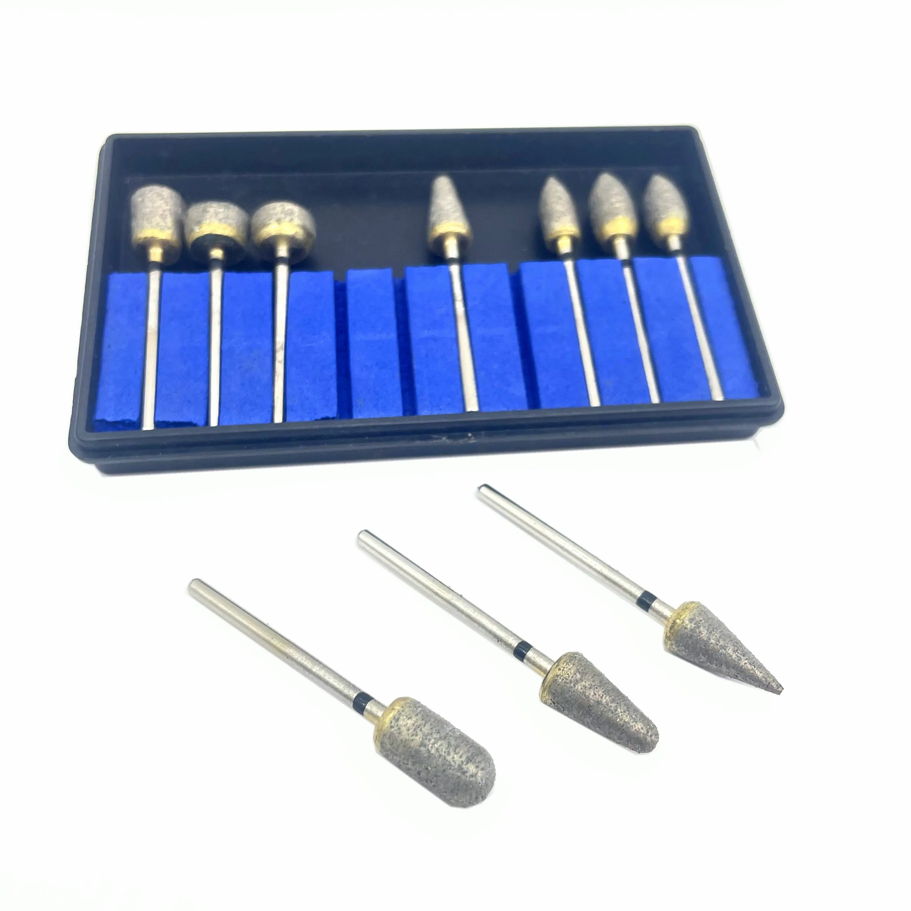 10pcs Dental HP Diamond Burs Full Sintered Diamond burs Grinding tools drill