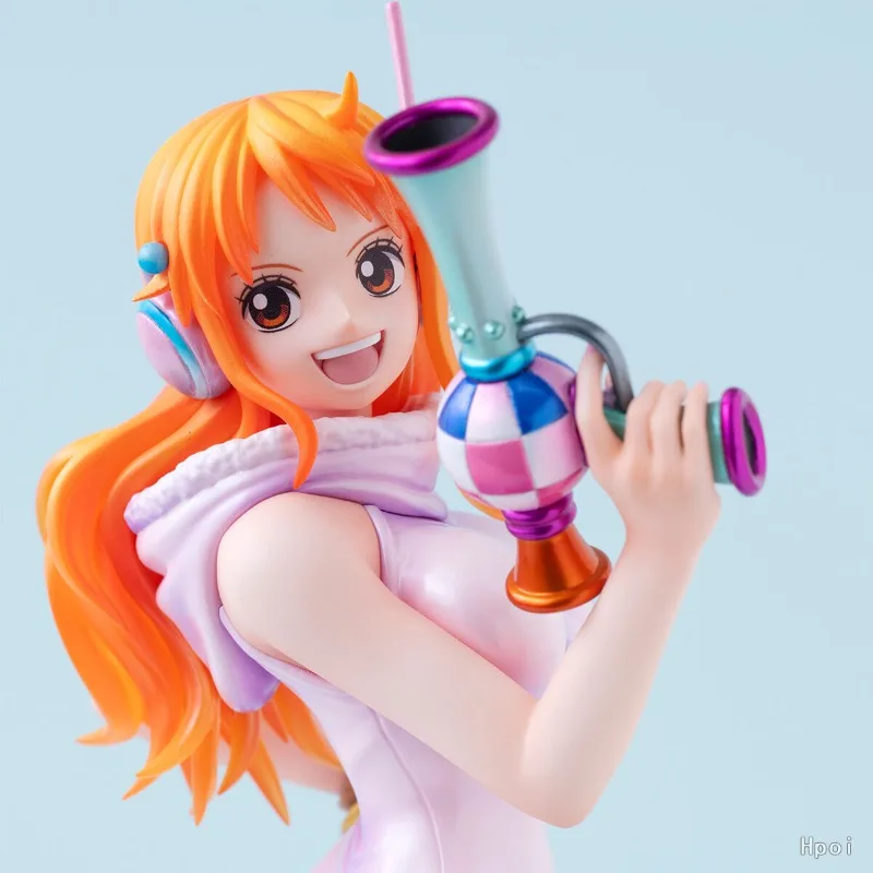 

BANDAI Authentic One Piece-Nami-Portrait of Pirates Evolutionary History MegaHouse Collection Series Model Cartoon Character