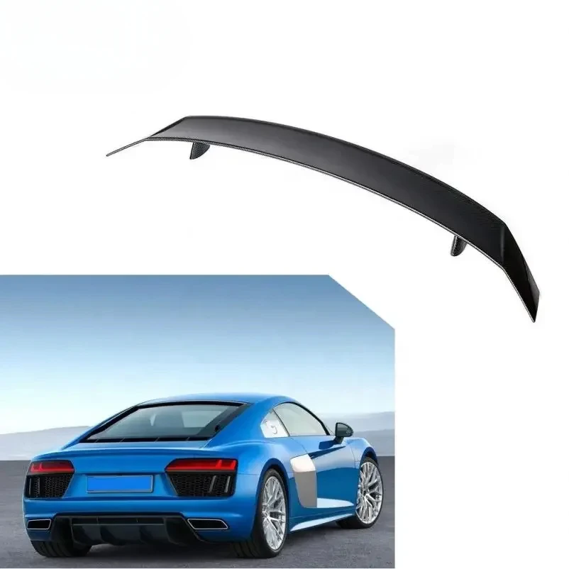 

Rear Tail Spoiler For Audi R8 O Style Carbon Fiber Coupe 2-Coupe 2016-2018